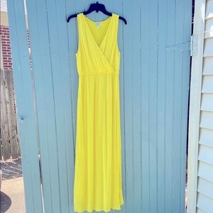 Yellow Maxi Dress - size M